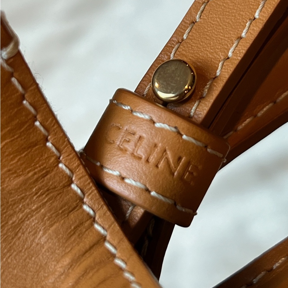 Celine Mini Cabas Crossbody Bag Beige - Picture 6 of 9